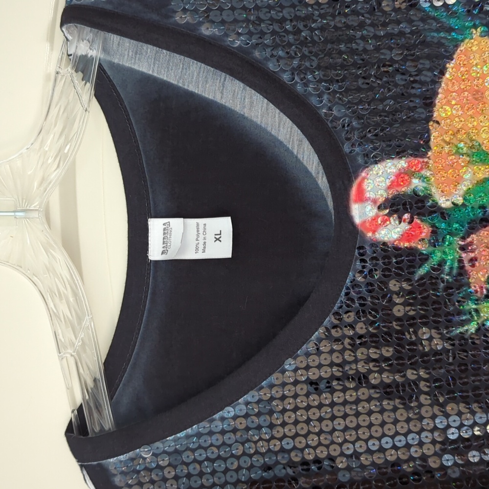 Bandera Sequined Holiday Shirt - Picture 3 of 9